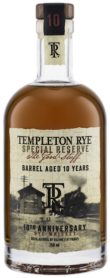 Templeton Rye Special Reserve 10 Year Old | Beverage Dynamics