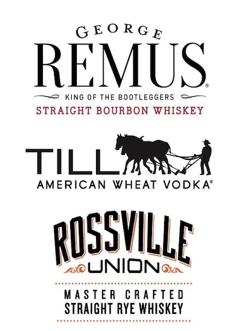 George Remus Till American Wheat Vodka - Rossville Union Master Crafted Straight Rye whiskey