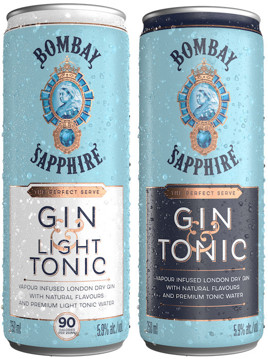 Bombay Sapphire Gin Canned Cocktails