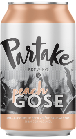 Partake Brewing Nonalcoholic Peach Gose