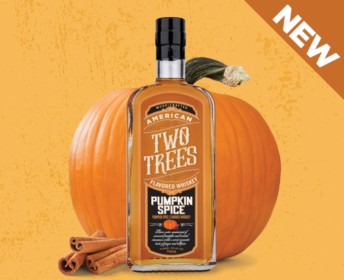 Two Trees beverage Pumpkin Spice Peppermint whiskey flavored