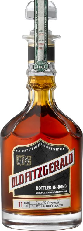 Fall 2021 Old Fitzgerald Bottled in Bond Bourbon whiskey