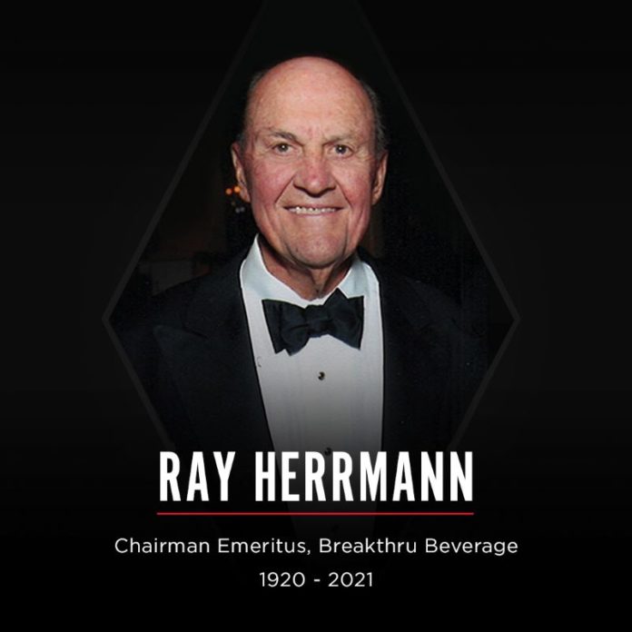 Raymond R. Herrmann dies obit breakthru beverage obituary chairman emeritus