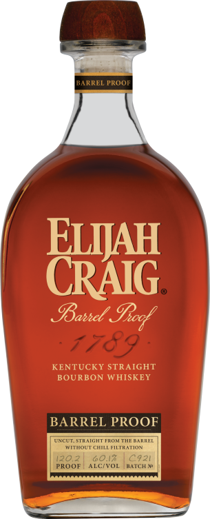 Elijah Craig Barrel Proof Bourbon Batch C921 whiskey proof