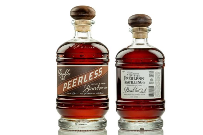 Peerless Double Oak Bourbon whiskey