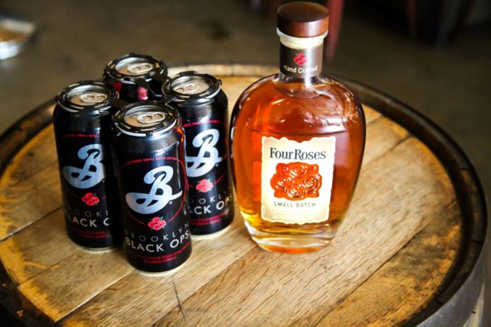 four roses brooklyn brewery black ops craft beer collab collaboration price flavor notes abv