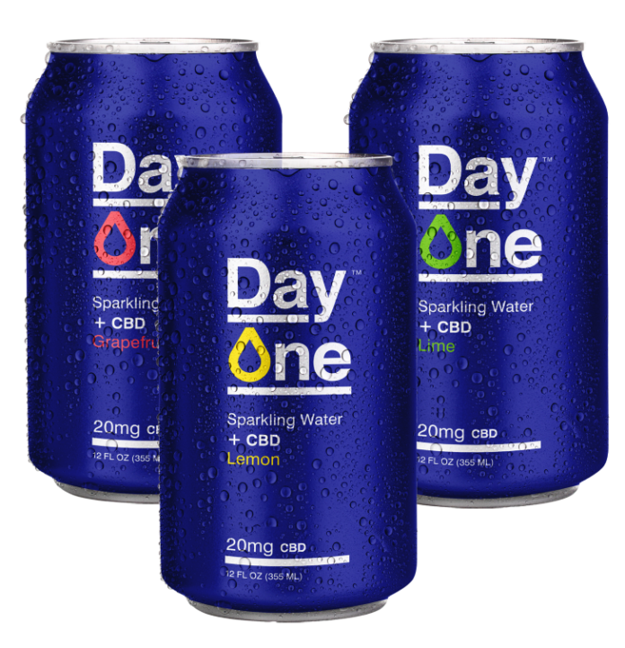 Day One CBD Sparkling Water Flavors new management owner buy find cannabis