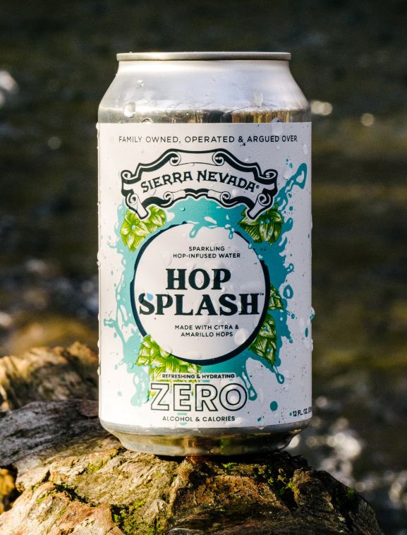 Sierra Nevada Hop Splash 0 abv 0% nonalcoholic no alcohol nonalc craft beer sparkling water
