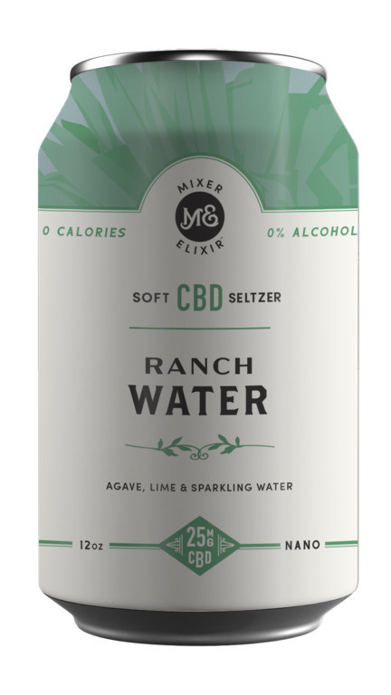 Mixer Elixir Ranch Water CBD Seltzer