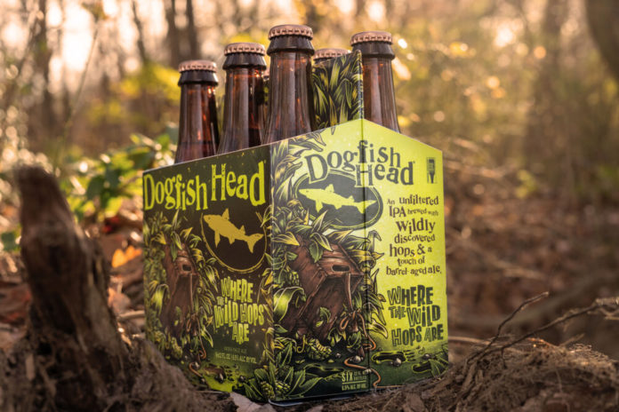 Dogfish Head Where the Wild Hops Are IPA craft beer