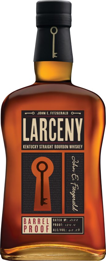 Larceny Barrel Proof Bourbon A122 whiskey cask strength