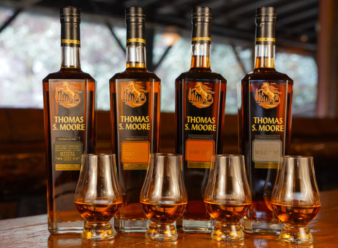 Thomas S. Moore S bourbon finishes whiskey barton 1792 Cognac Madeira Sherry Merlot