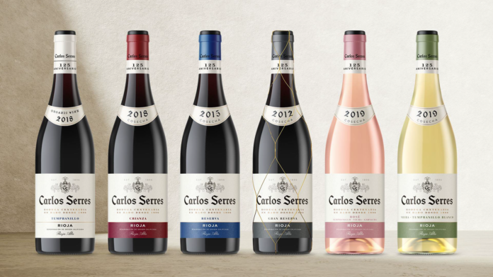 Bodega Carlos Serres new branding bottle changed 125 125th anniversary winery wine wines