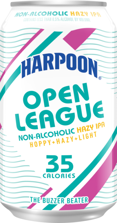 Harpoon Brewery Open League no alc nonalc nonalcoholic no abv