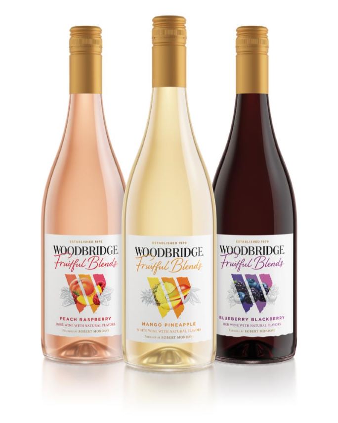 Woodbridge Fruitful Blends wine rose flavors