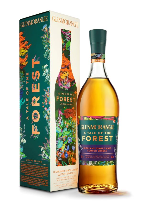 Glenmorangie A Tale of the Forest Scotch botanical botanicals kilned whisky