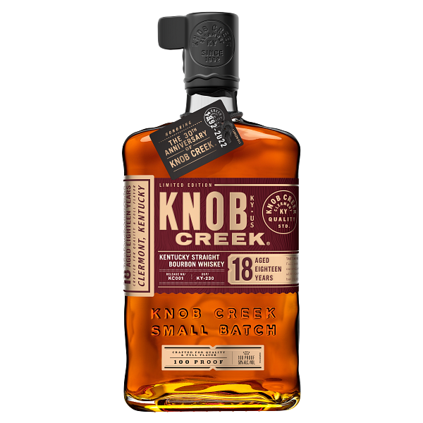Knob Creek 18 Year Old kentucky straight bourbon whiskey