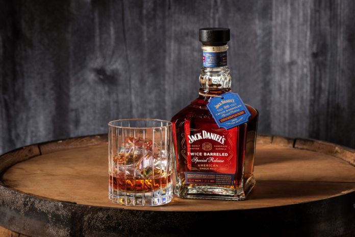 Jack Daniel’s Twice Barreled Special Release American Single Malt Finished in Oloroso Sherry Casks whiskey