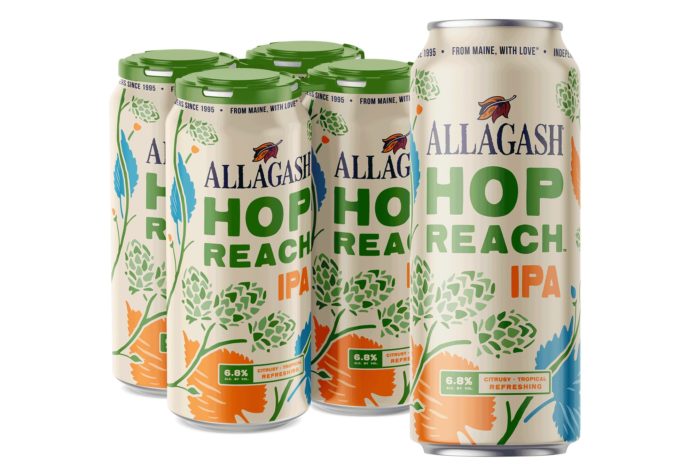 Allagash Brewery Hop Reach IPA beer