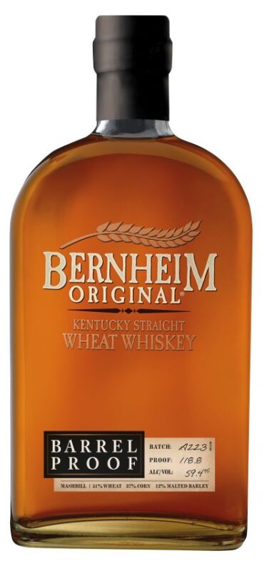 Bernheim Original Barrel Proof Kentucky Straight Wheat Whiskey wheater a223