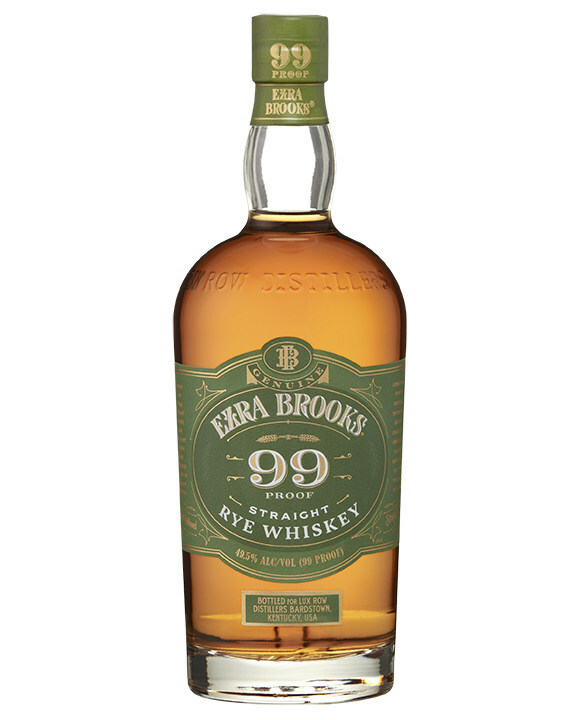Ezra Brooks 99 Straight Rye Whiskey bourbon cream