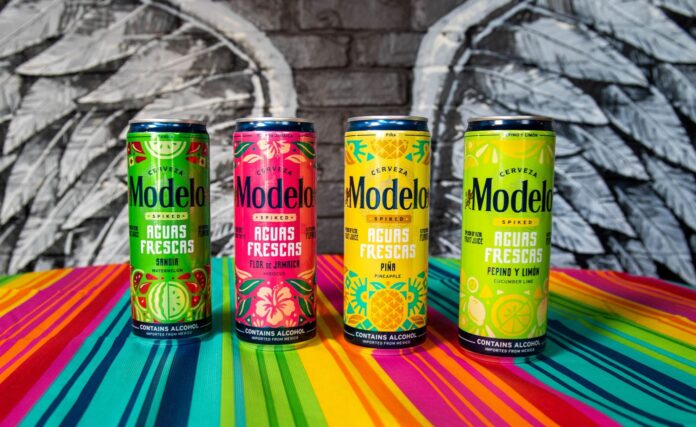 Modelo Spiked Aguas Frescas canned cans can cocktail cocktails