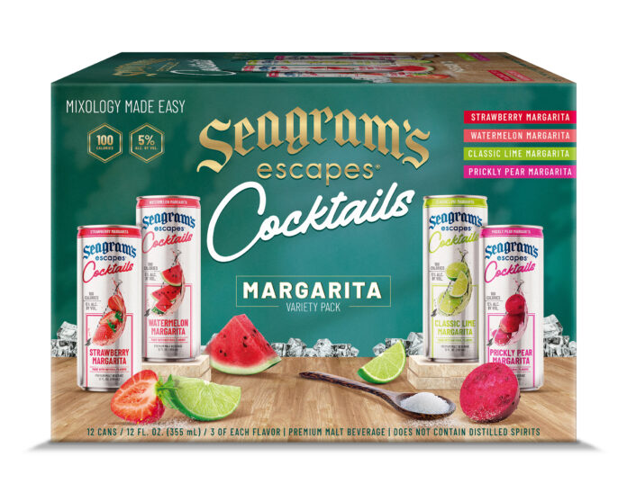 Seagram’s Escapes Cocktails Margarita variety pack.