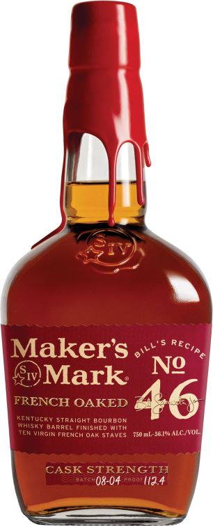 Maker’s Mark 46 Cask Strength whiskey new look bourbon bottle