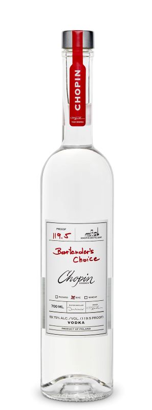 Chopin Unveils Bartender's Choice Vodka