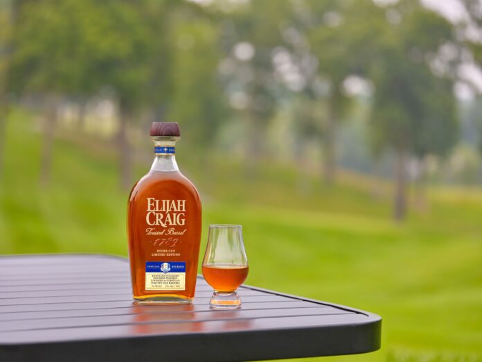 Elijah Craig Toasted Barrel Ryder Cup Limited Edition bourbon whiskey