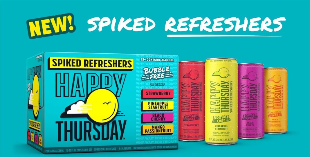 Molson Coors Unveils Spiked Refresher Line Happy Thursday | Beverage ...