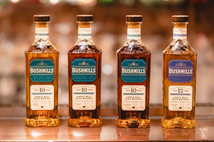 Bushmills Bottles Private Reserve Irish Whiskey Series