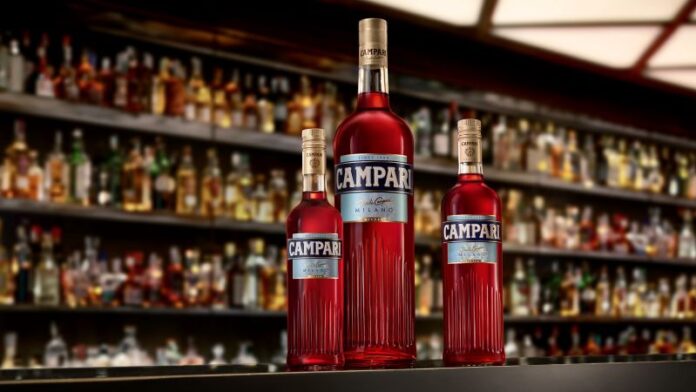 campari new bottle us u.s. united states branding packaging changed different
