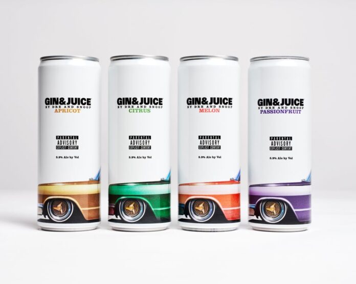 Gin & Juice By Dre and Snoop rtd dr ready to drink cocktail