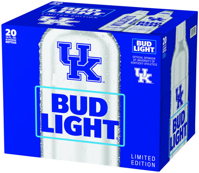 Bud Light Kentucky March Madness cans beer lsu alabama beer
