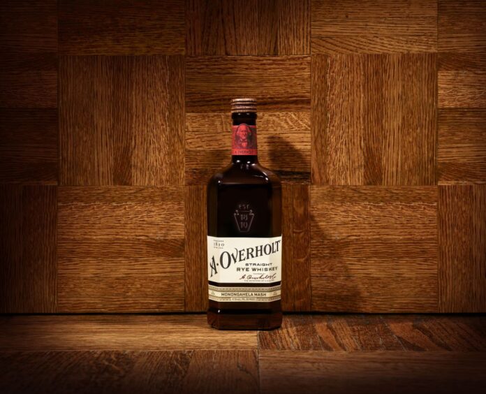 A. Overholt Straight Rye Whiskey a
