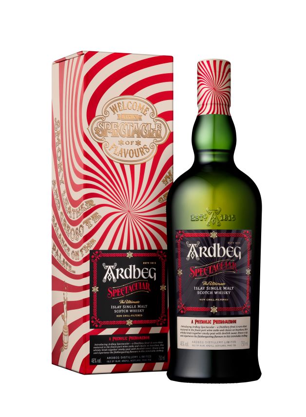 Ardbeg Spectacular port single malt scotch whisky aged
