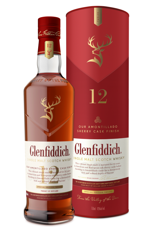 Glenfiddich Sherry Cask Finish 12 Year Old single malt Scotch whisky