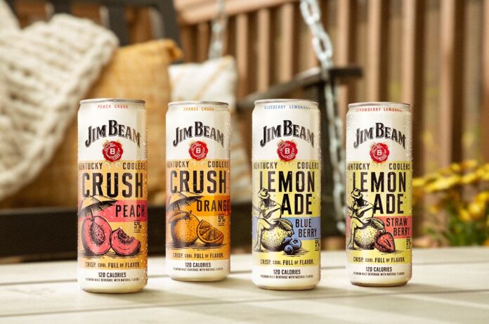 Jim Beam Kentucky Coolers new flavors rtd ready to drink canned cocktails can