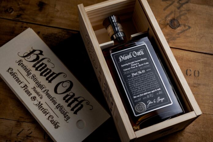 releasing Blood Oath Pact 10 Kentucky Straight Bourbon Whiskey