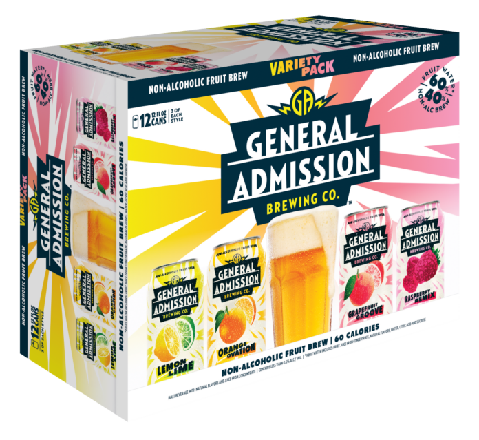 Boston Beer Company General Admission nonalcoholic beer no low alc