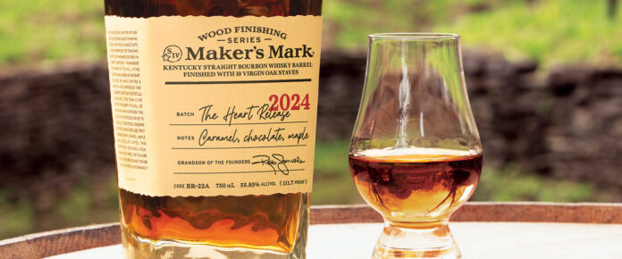 Maker's Mark Wood Finishing Series The Heart Release bourbon whiskey makers