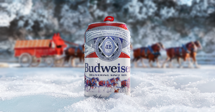 Budweiser Limited Edition Holiday Cans